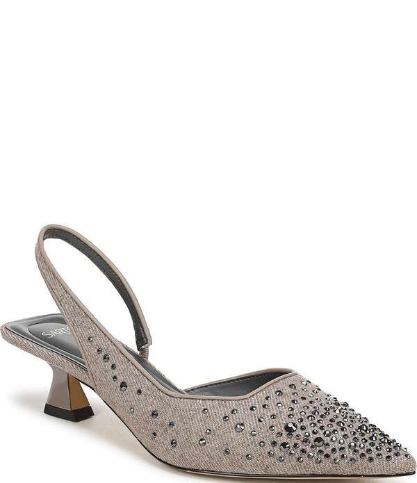 フランコサルト レディース シューズ ヒール Sarto by Franco Sarto Devin Rhinestonembellished Pointed Toe Slingback Pumps