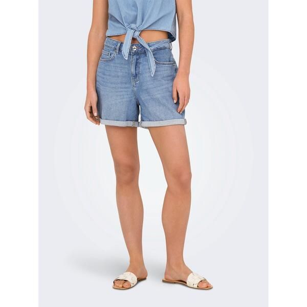 オンリー レディース ボトムス ハーフパンツ・ショーツ ショートパンツ デニム Only Womens Denim Shorts Mid Blue ブルー