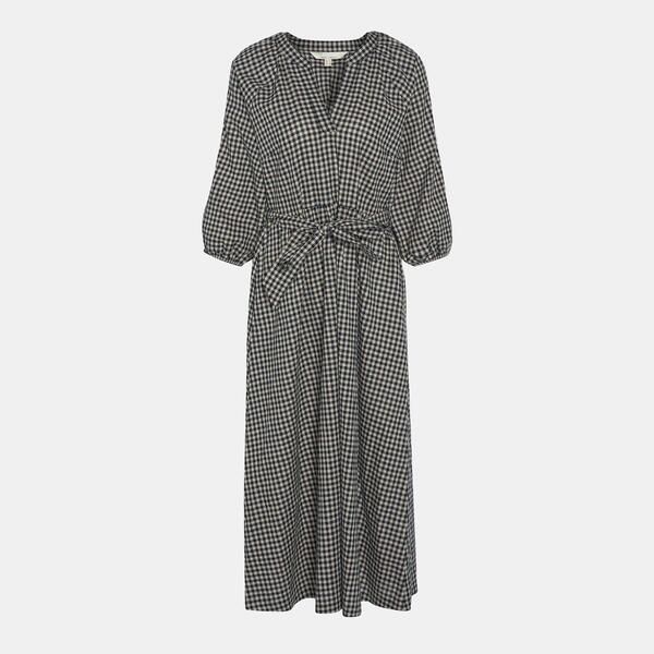 バブアー レディース トップス ワンピース ミディ Barbour Suri Midi Dress Dark NavySand ネイビー