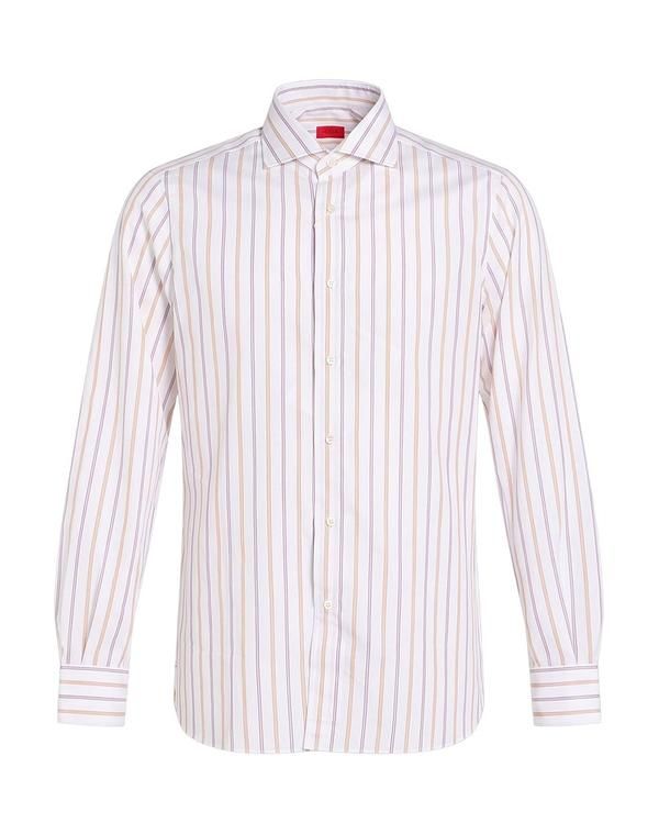 イザイア メンズ トップス シャツ ISAIA White ホワイト