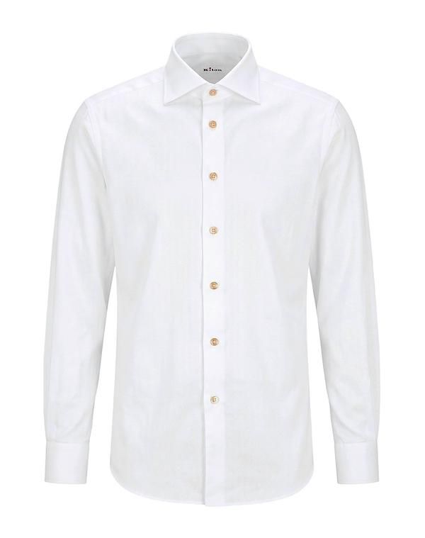キートン メンズ トップス シャツ KITON White ホワイト