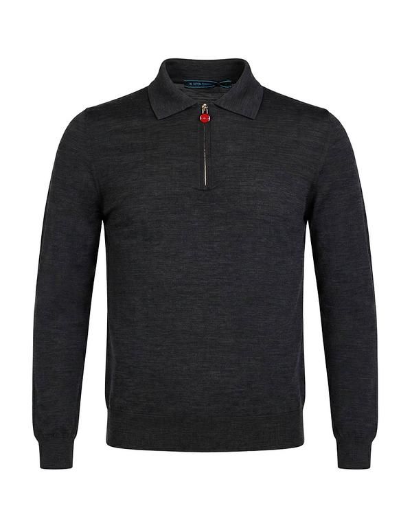 キートン メンズ トップス シャツ プルオーバー KITON Charcoal チャコール