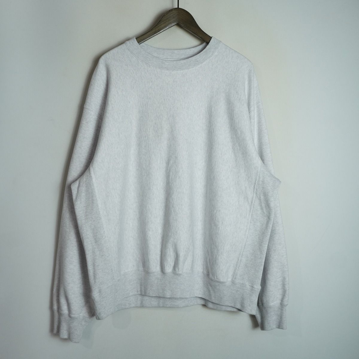 24AW blurhms ROOTSTOCK ブラームス ルーツストック Soft&Hard Sweat P/O スウェット プルオーバー bROOTS24F26 灰 サイズ3 4989Q★4 7,200円
