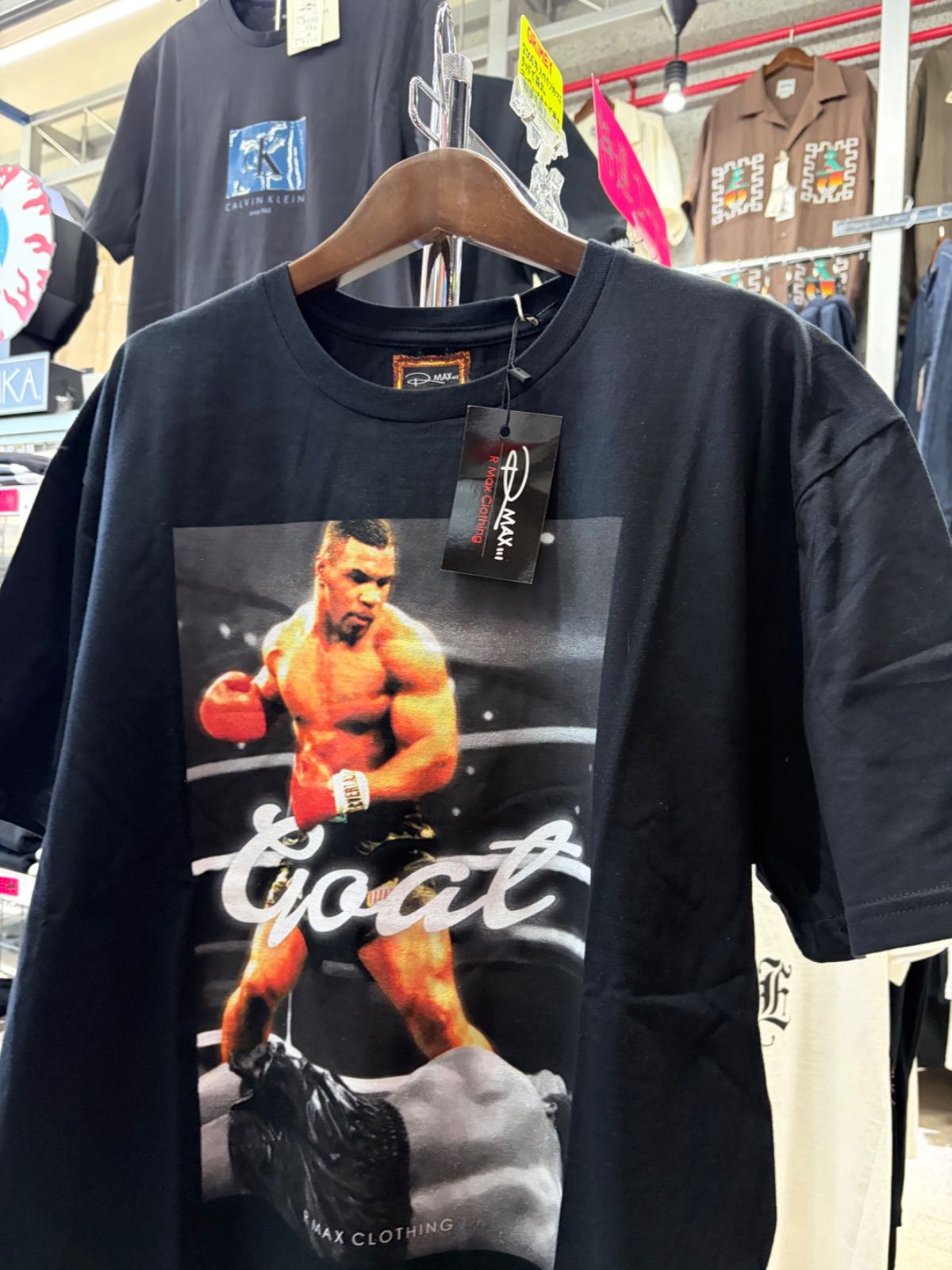 逸品‼️1点のみ‼️Rmax clothing アールマックス　クロージング⚫︎半袖　Tシャツ　L マイクタイソン 6,676円