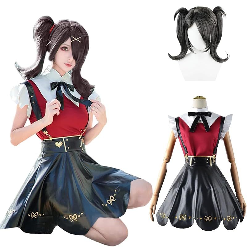【新品】 [神併良品] あめちゃん コスプレ ウィッグ付き レイン ニーディガールオーバードーズ コスプレ衣装 大人用 仮装 文化祭 イベント コスチューム ステージ服 Ame cosplay (あめちゃん ウィッグ付き, M) new 1