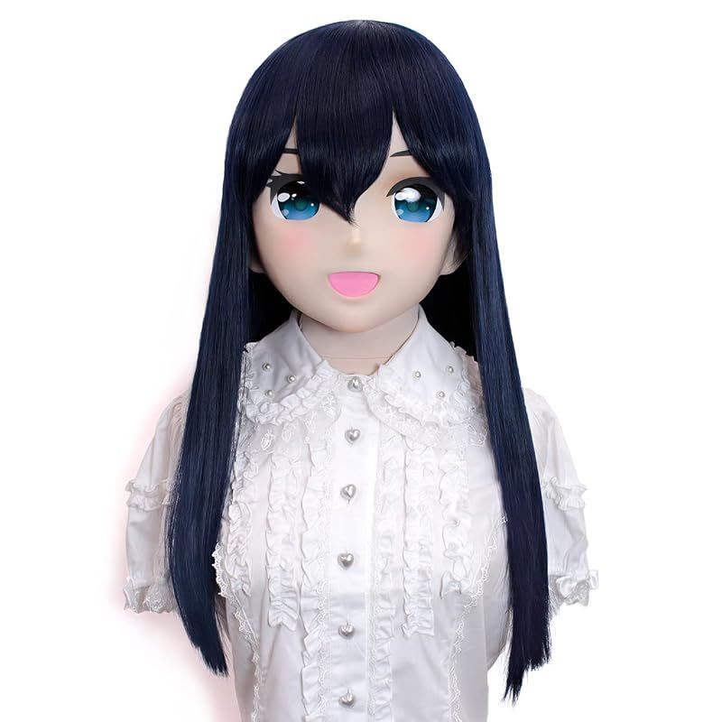 【新品】 むにむに製作所 ウィッグ【ディープ ブルー】ストレート/ロング 1 9,534円