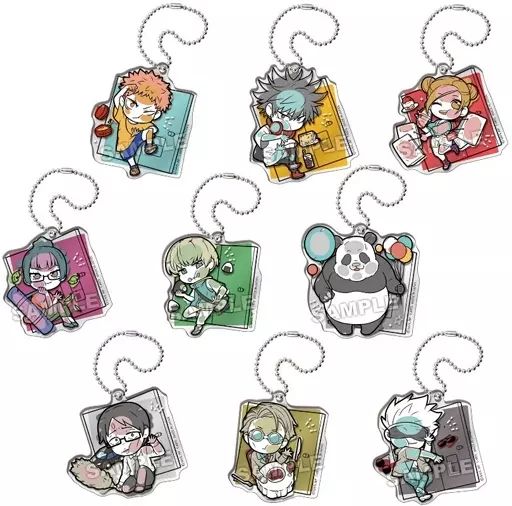 【中古】雑貨 全9種セット 「呪術廻戦 ぴた!でふぉめ 1stエンディング アクリルキーホルダー」