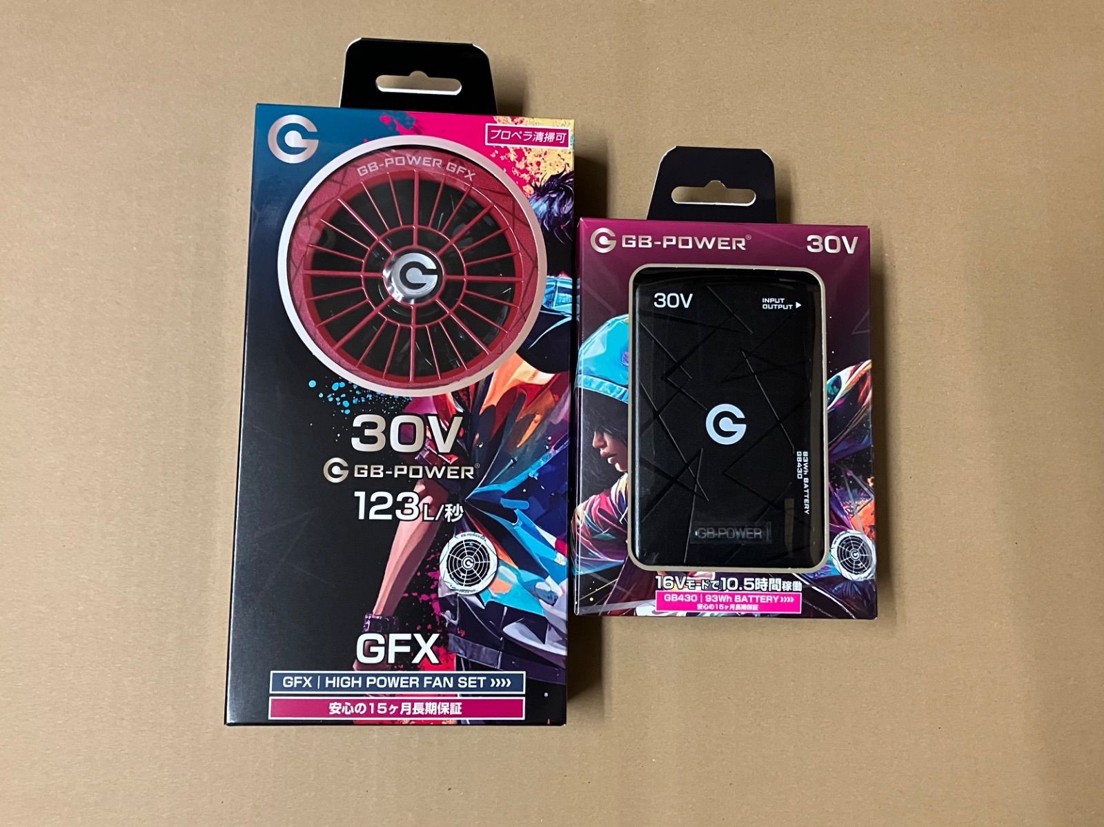 【新品未使用】長信ジャパン GB-POWER 30V GB430+GFX バッテリーファンセット