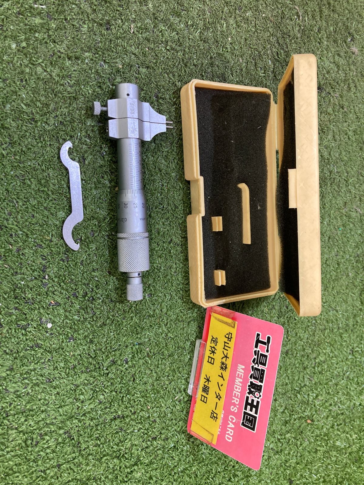 【中古品】【0921】Mitutoyo ミツトヨ キャリパー形内側マイクロメータ 145-185 IMP-30　ITV7DMDZ2S2O