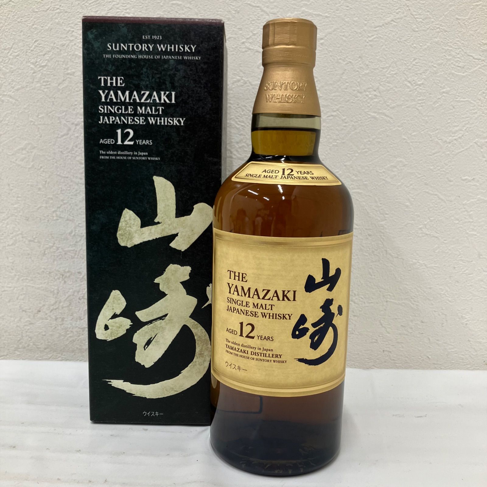 Ｄ10396　Suntory　サントリー シングルモルト　ウイスキー　山崎12年　43％　700ml
