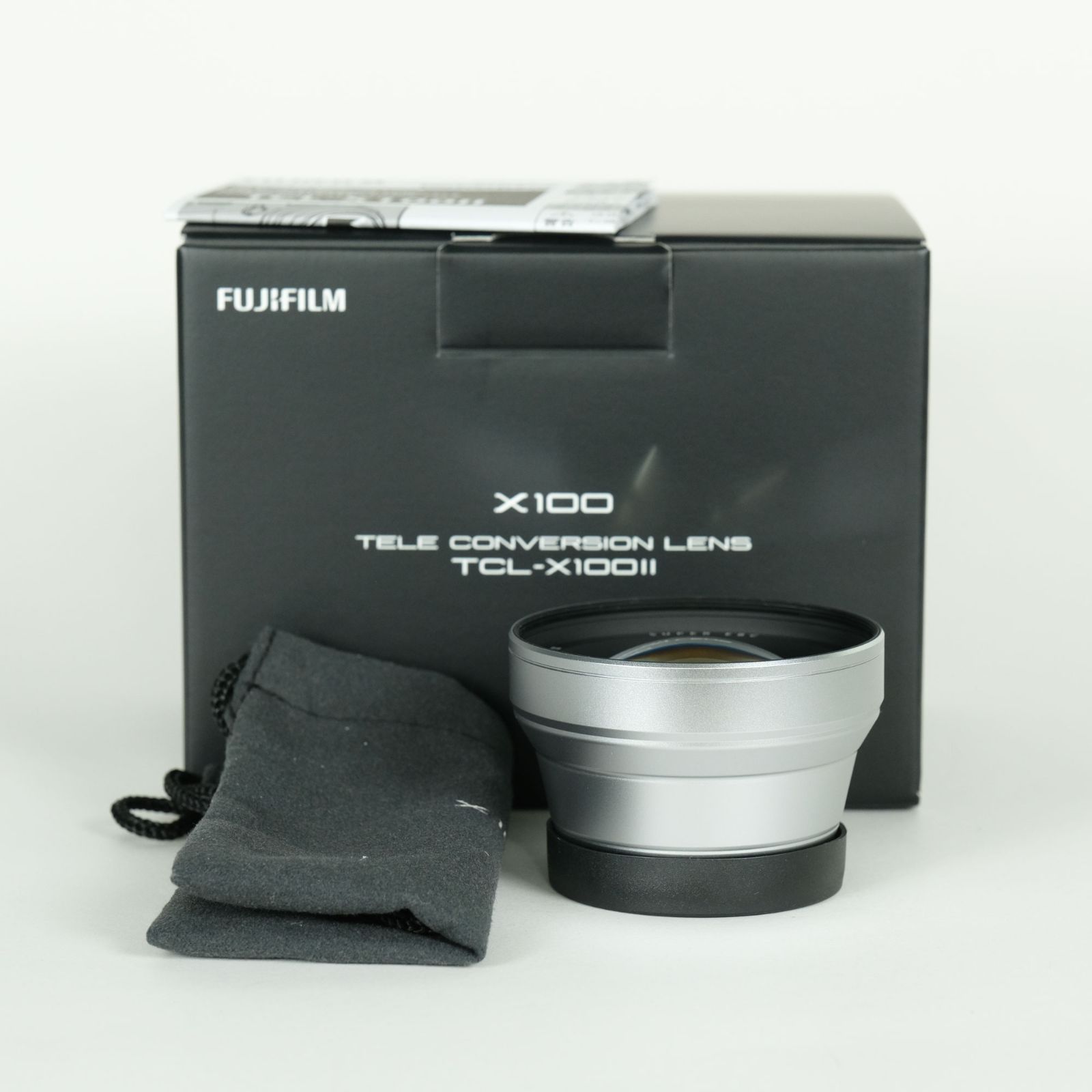 [美品] FUJIFILM テレコンバージョンレンズ TCL-X100 II[シルバー] 18,250円