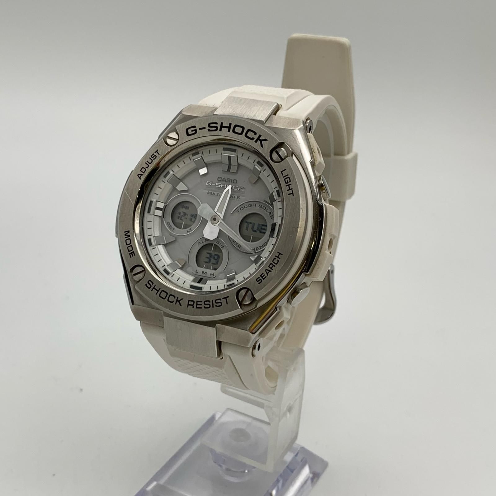 【姫路東店】 中古 G-SHOCK | ジーショック 腕時計 GST-W310-7AJF アナデジ電波ソーラー ホワイト 【131】