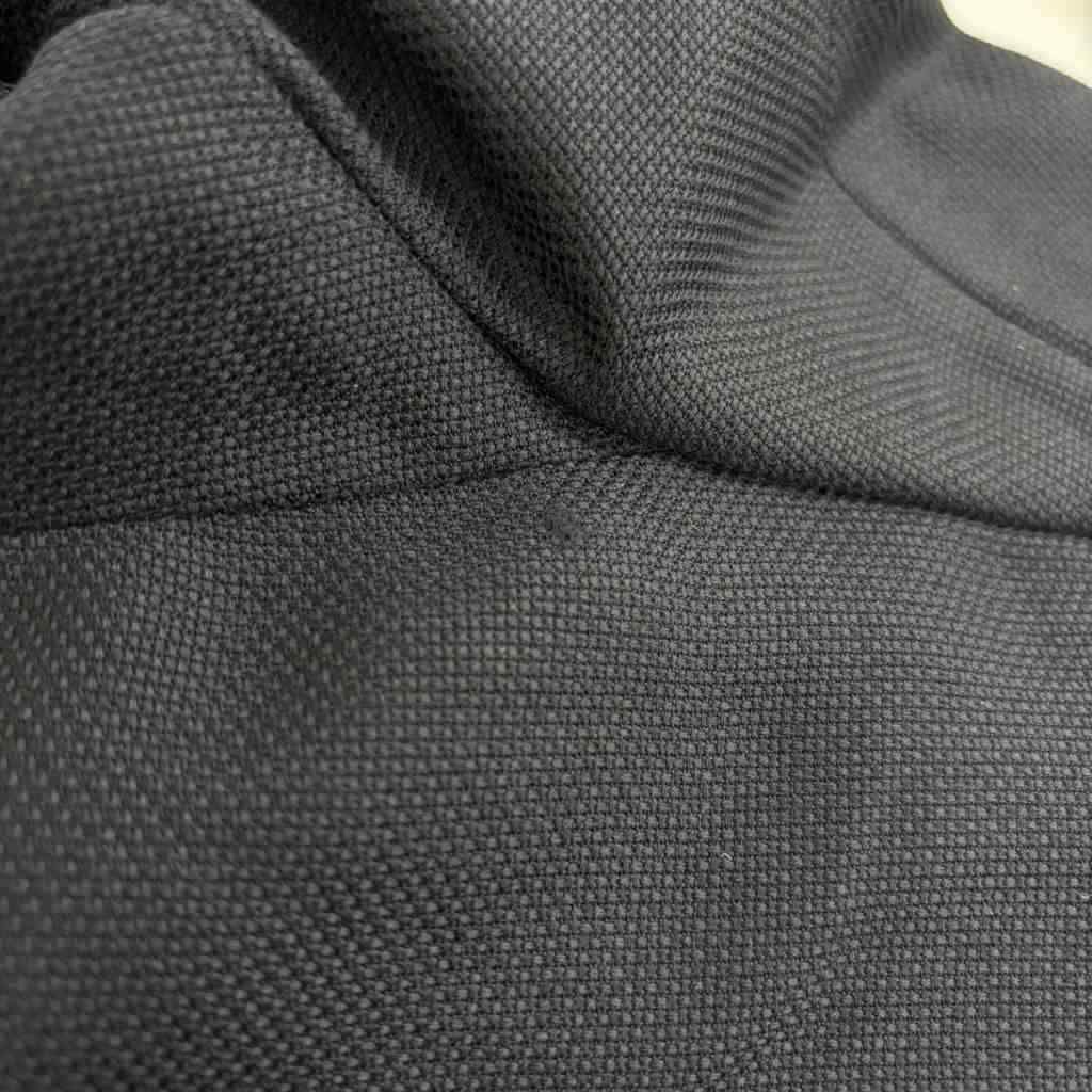 イザイア ISAIA テーラードジャケット 上着 ウール 48 黒 ブラック