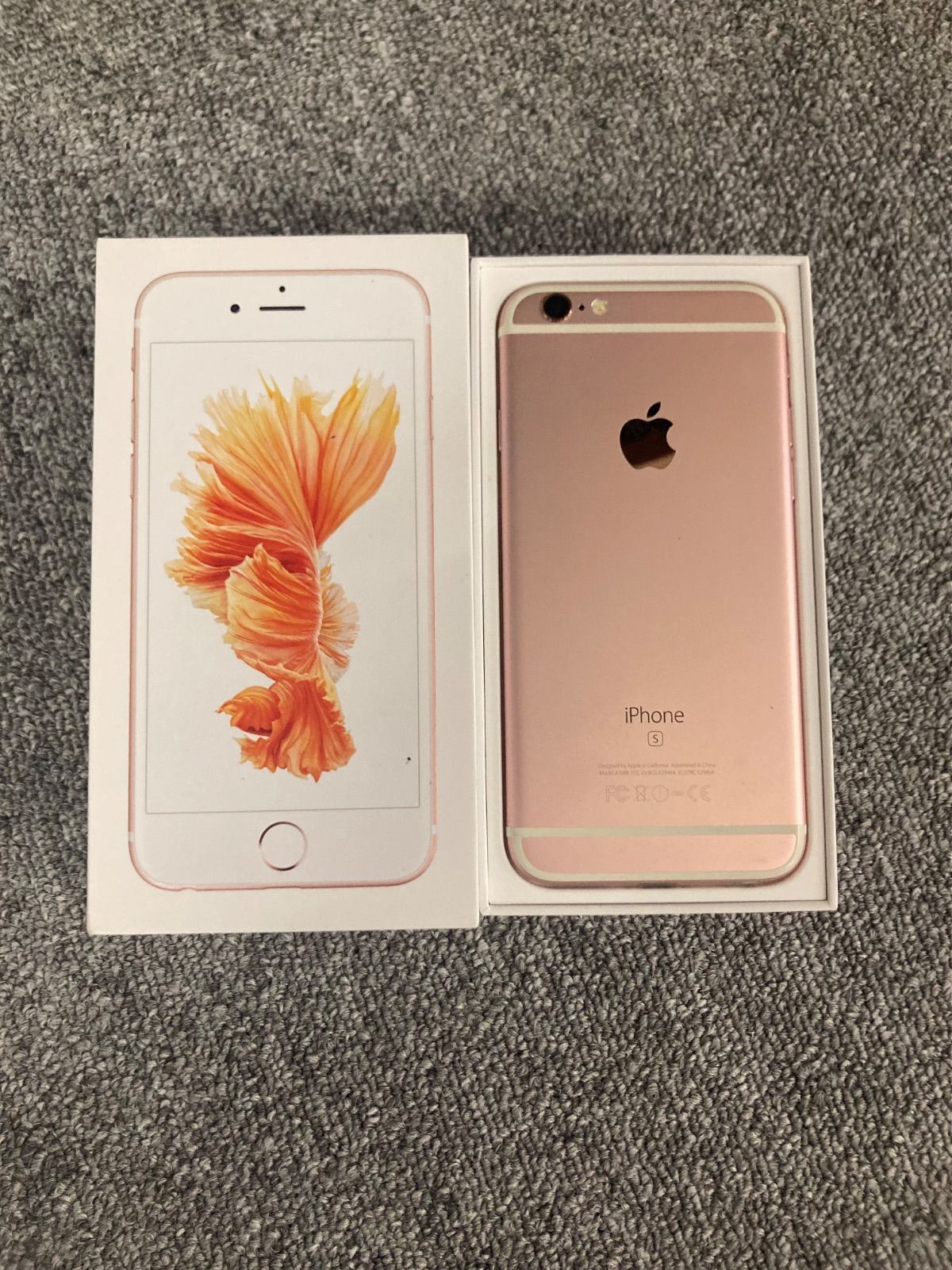 # [Initialized/Energized Operation Confirmed] Apple iPhone 6s Rose Gold Case Included [Smartphone/PC 1] [1]