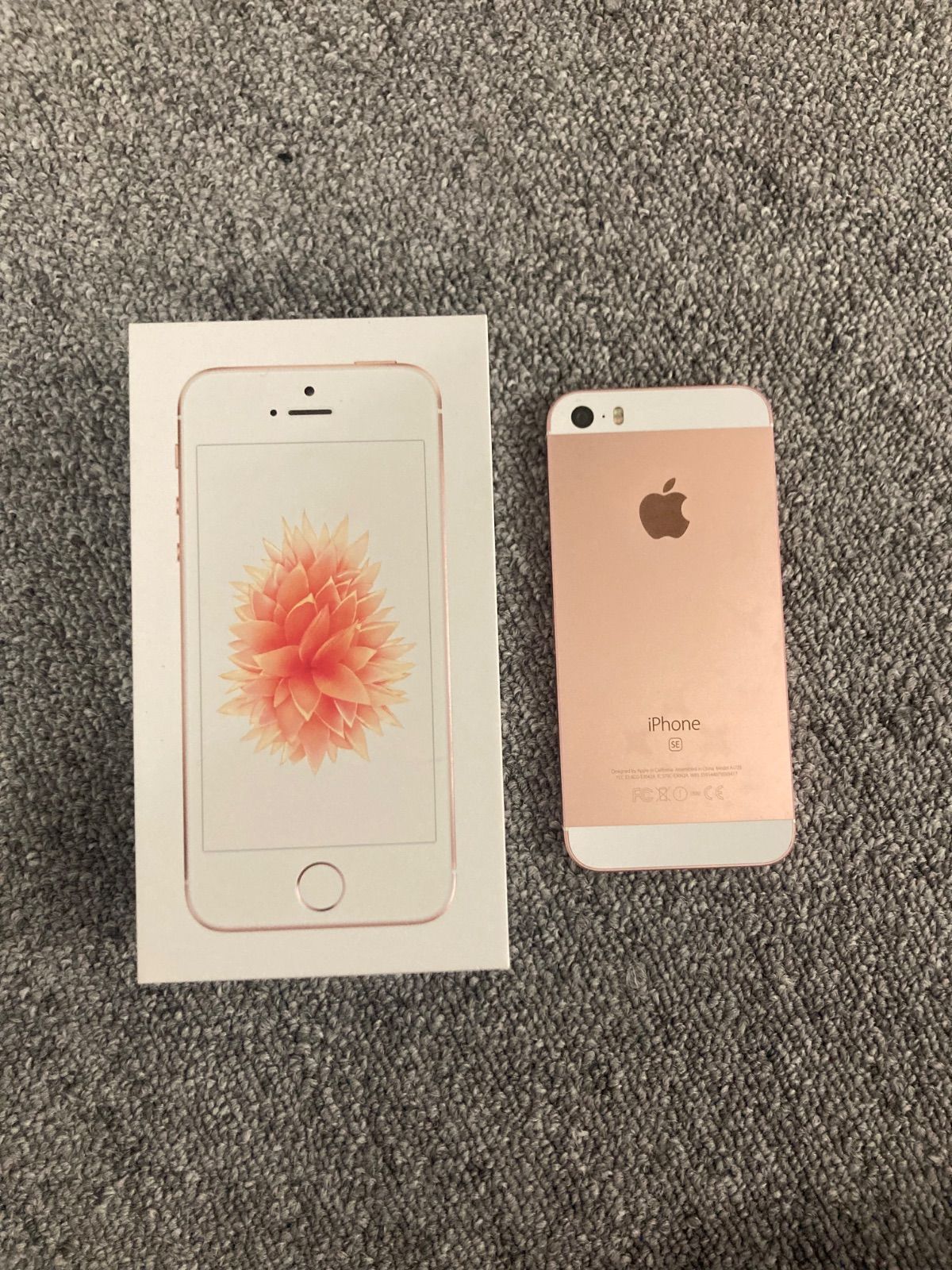 # [Initialized/Energized Operation Confirmed] Apple iPhone SE Rose Gold Case Included [Smartphone/PC 1] [2]