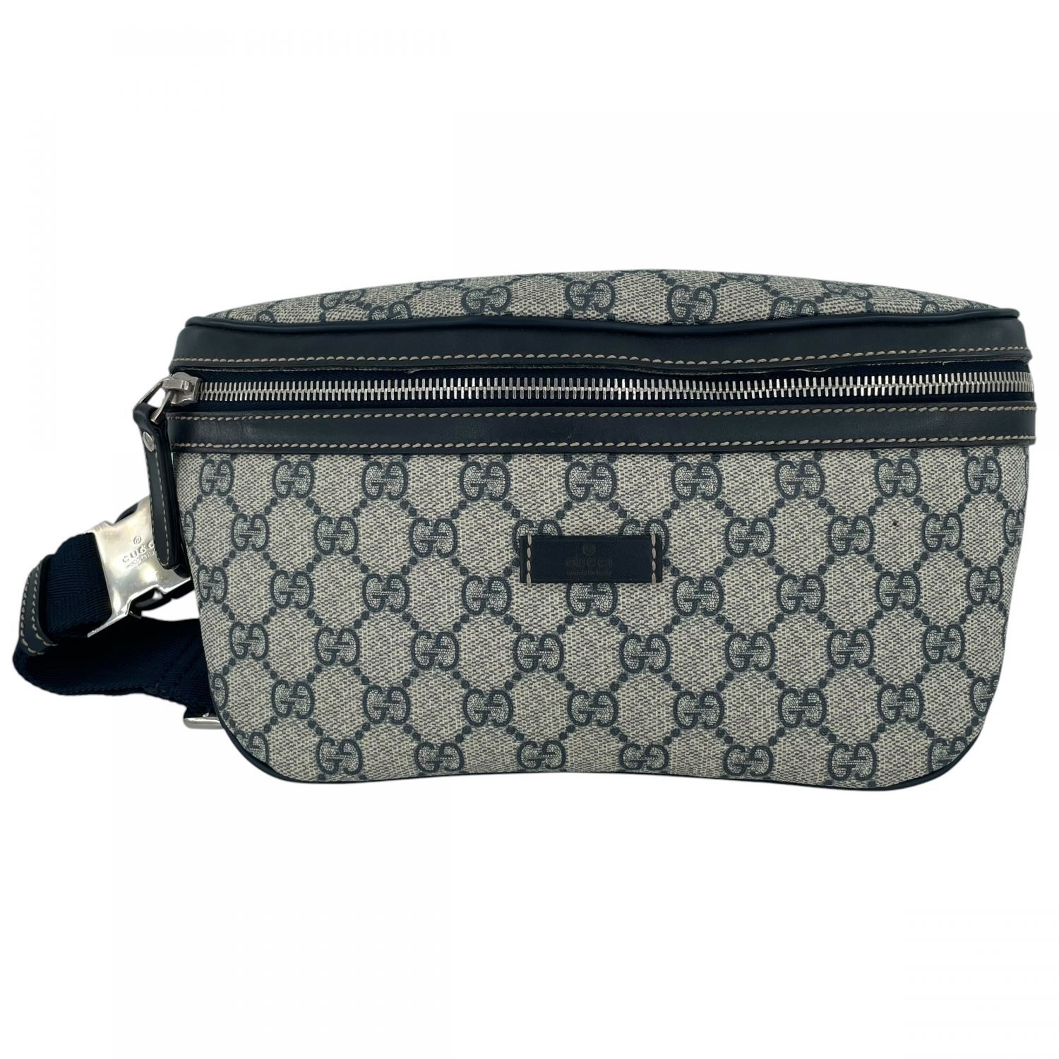 【中古】 GUCCI グッチ 23269 GGスプリーム ボディバッグ ウエストポーチ ブラウン メンズ 22018495 KJ