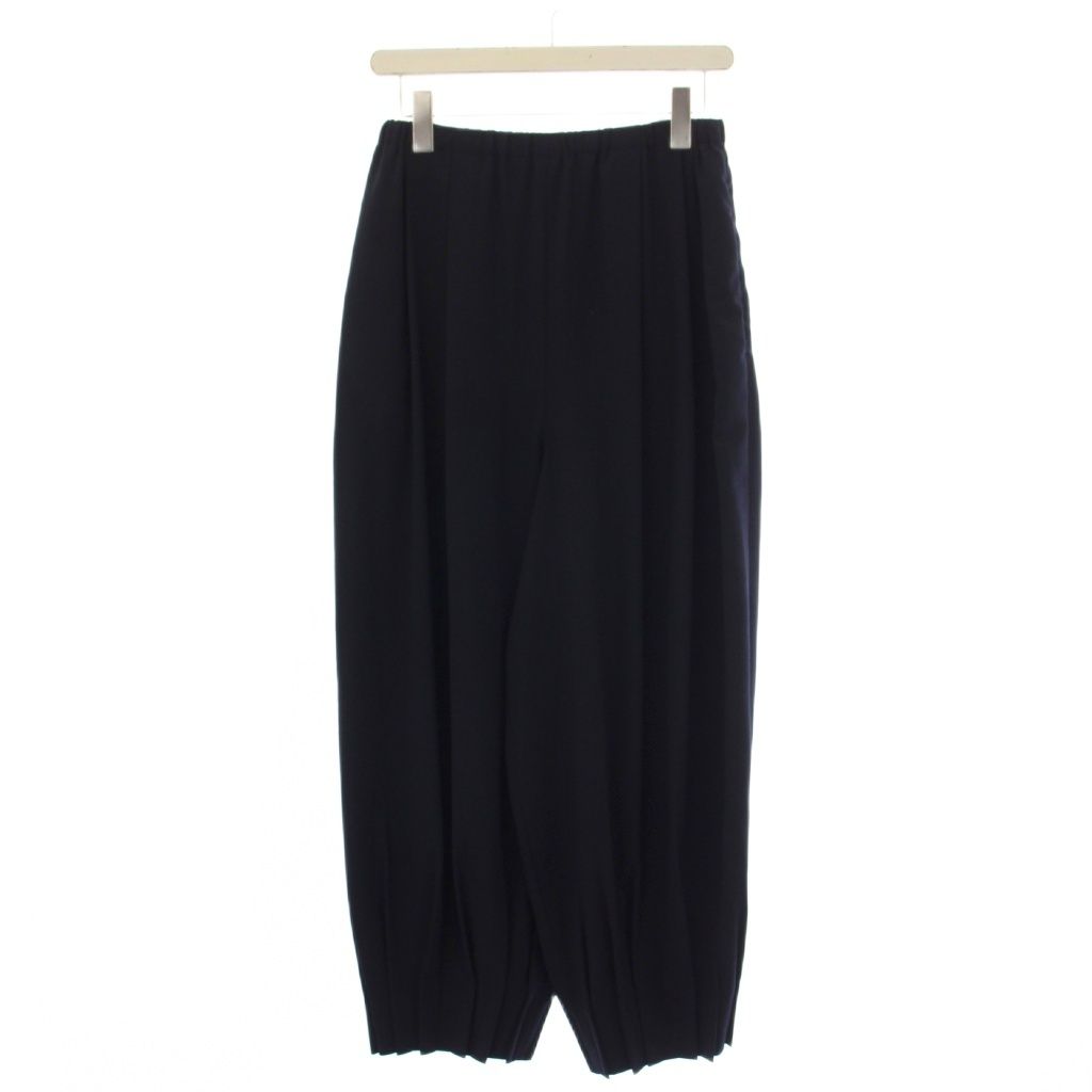エンフォルド ENFOLD 25AW TACK-HEM PANTS スラックスパンツ 36 黒 300IA231-0671 /BM