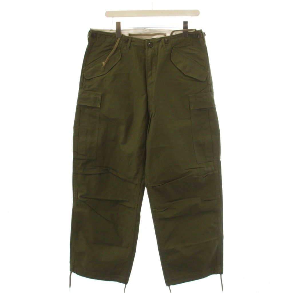 バズリクソンズ BUZZ RICKSON’S US ARMY 米軍 M-1951 ワークパンツ カーゴパンツ ジップフライ 35-36 カーキ 55-T-95000 /BM