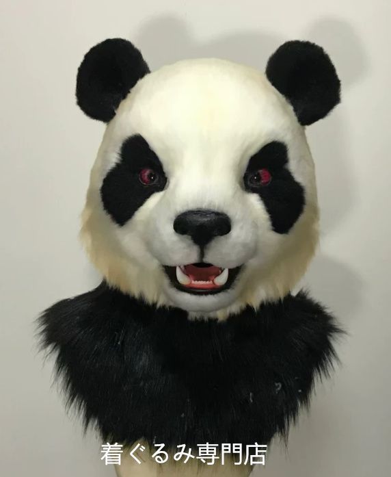 狼　犬　猫　着ぐるみ 　ヘッド ケモノ ファースーツ ぬいぐるみ コスプレ コスチューム Kurumi 一点物 E202