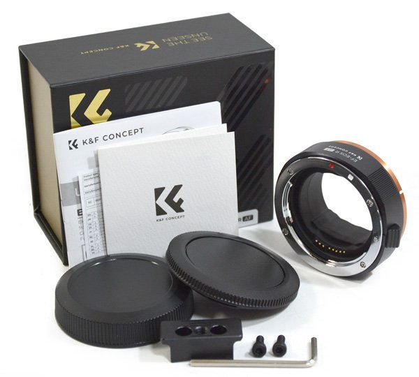 元箱付 K&F CONCEPT EF-EOS R AF Canon用 マウントアダプター Mount Adapter 美品