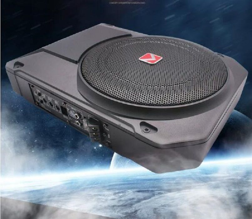 10インチ 800W アクティブカーアンダーシートサブウーファー バススピーカー パワーアンプ コンポーネント コンパクト軽量 小型 単品 11,196円