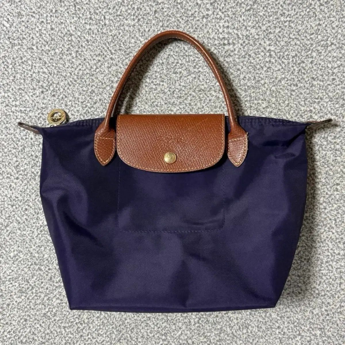 Longchamp ロンシャン パープル トートバッグ