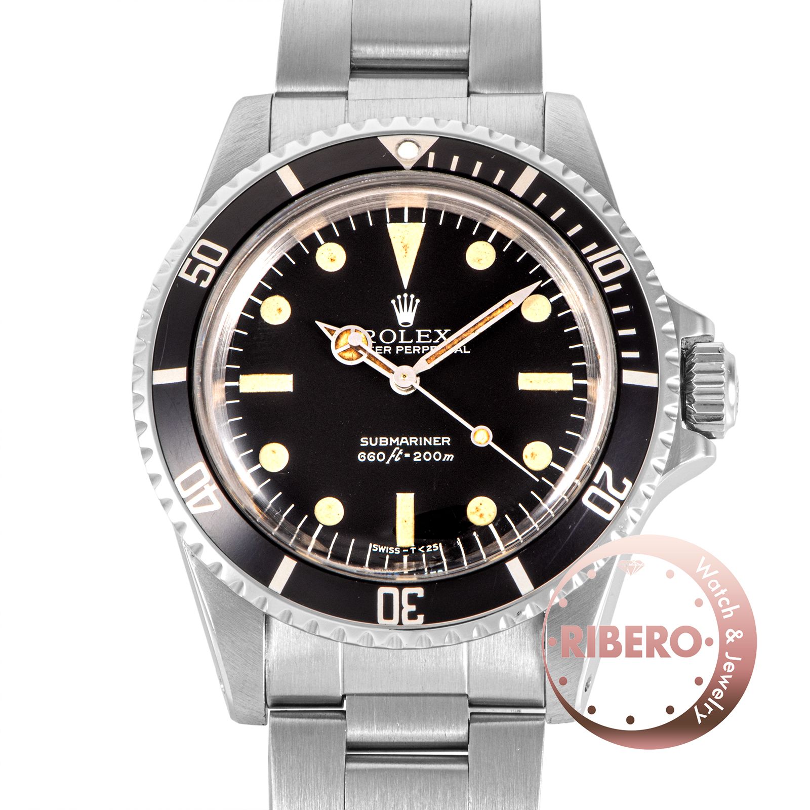 ROLEX ロレックス サブマリーナ ロリホップ 5513 1979年製 MARK3 マキシダイヤル フチ有り ステンレススチール【中古】 1,283,345円