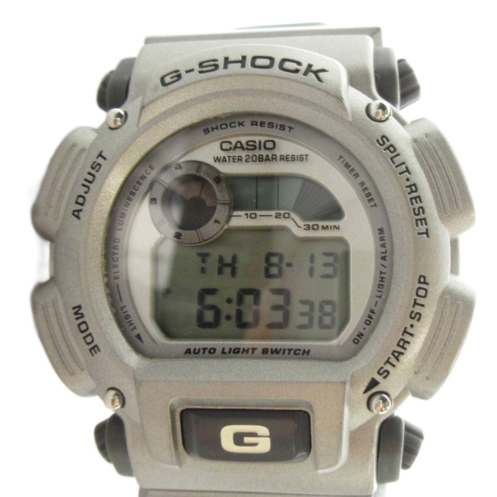 カシオジーショック CASIO G-SHOCK DW-9000 腕時計 クォーツ ウォッチ デジタル カレンダー付き シルバー色 ■GY11 /MQ