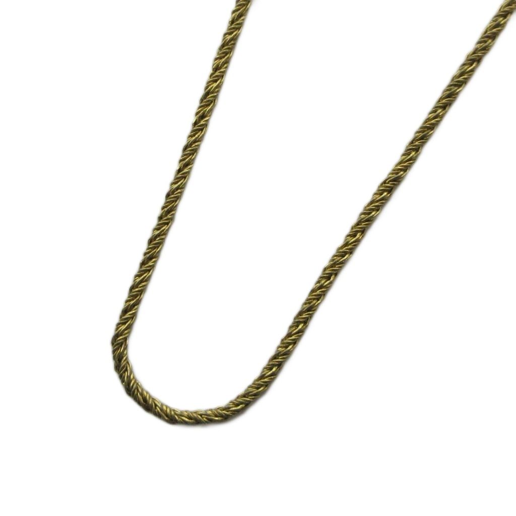 クリスチャンディオール Christian Dior ネックレス アクセサリー チェーン ロゴ ゴールド色 ■GY18 /MQ ■OH