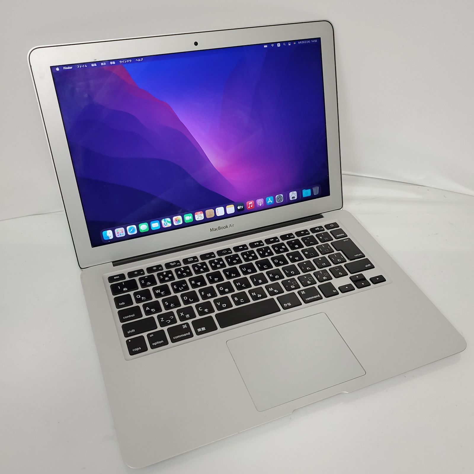 ノートPC・Apple MacBook Air (13インチ, 2017) A1466・ Intel Core i7-5650U(2.20GHz)・メモリ8GB・SSD500GB・Monterey（MacOS）　#002926