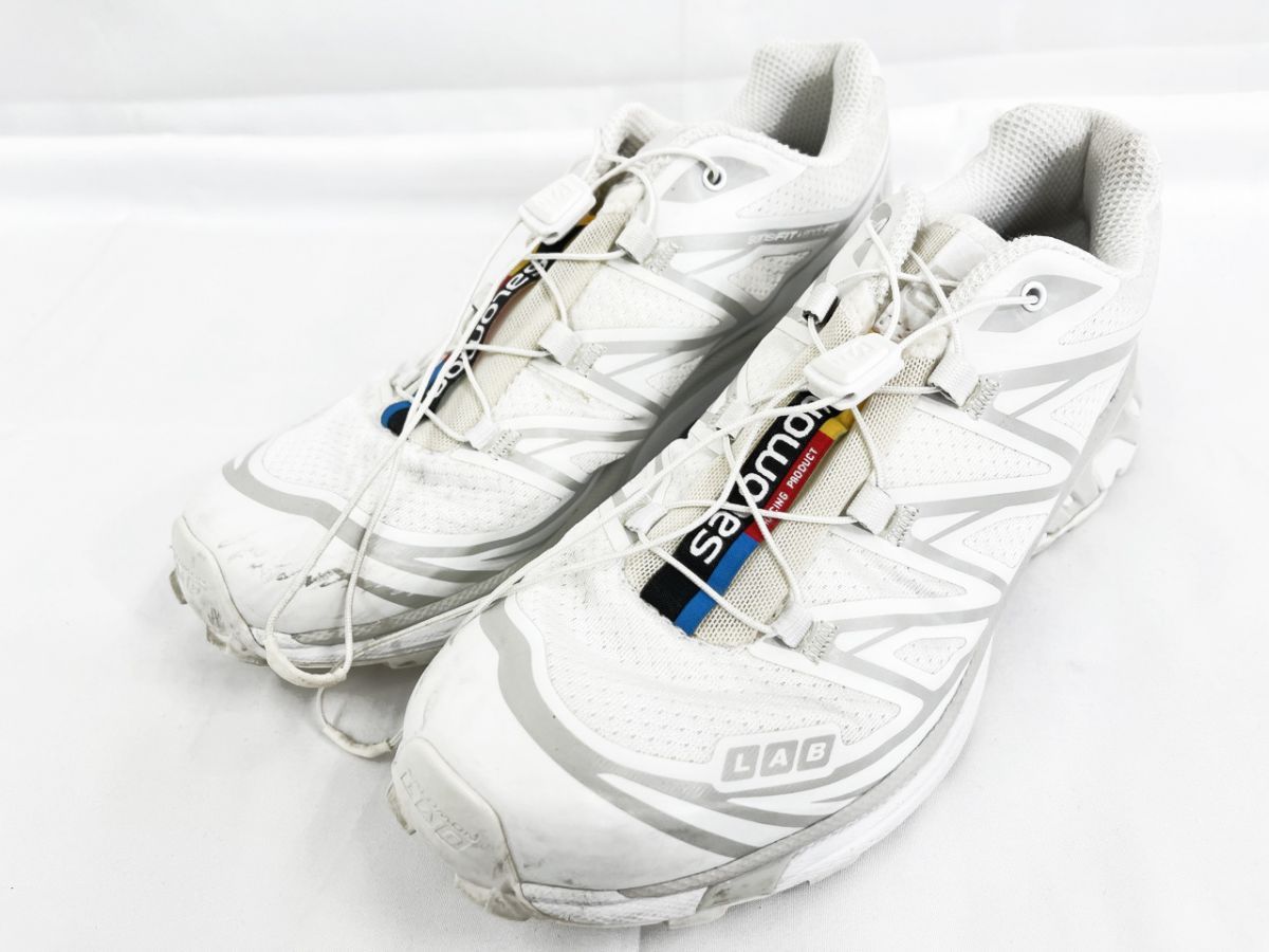 SALOMON サロモン XT-6 スポーツスタイルシューズ 412529 ローカット スニーカー size24.5/ホワイト ■■◎レディース