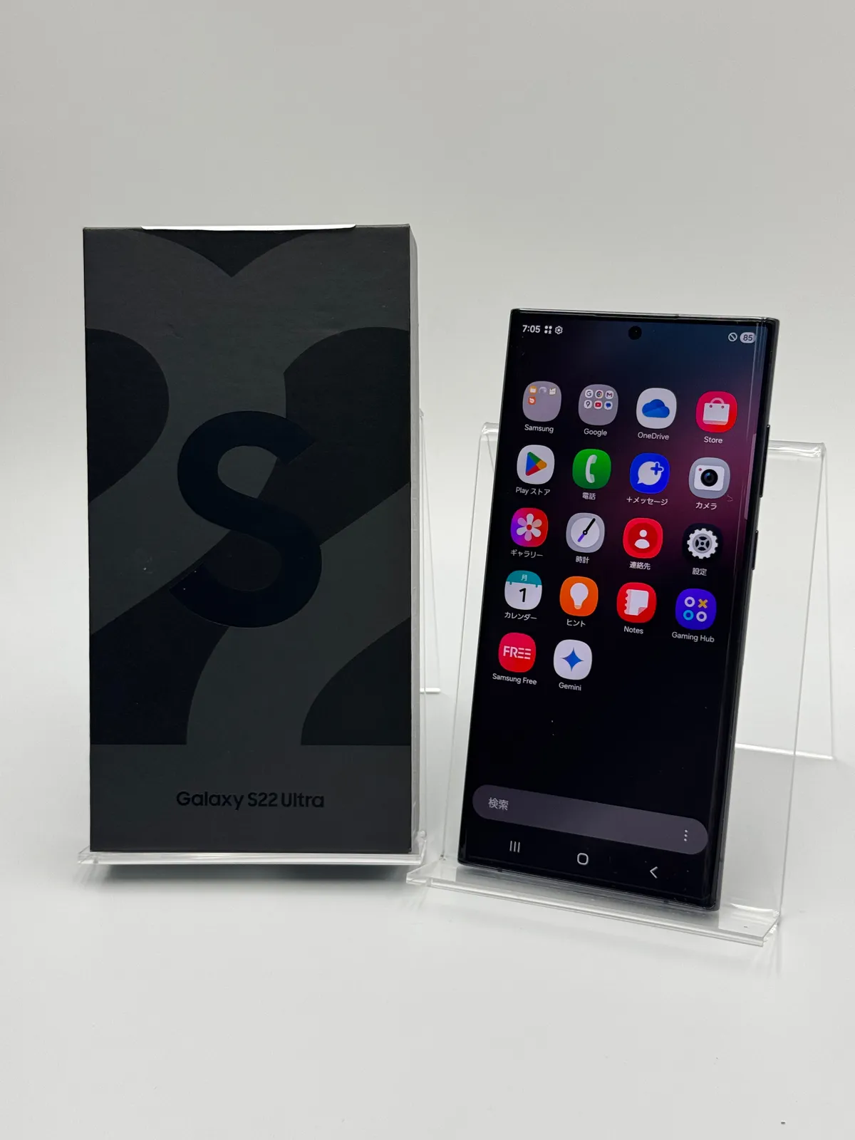 SIMフリーGalaxy S22 Ultra SCG14 au 本体 7612 国内版 SIMロック解除