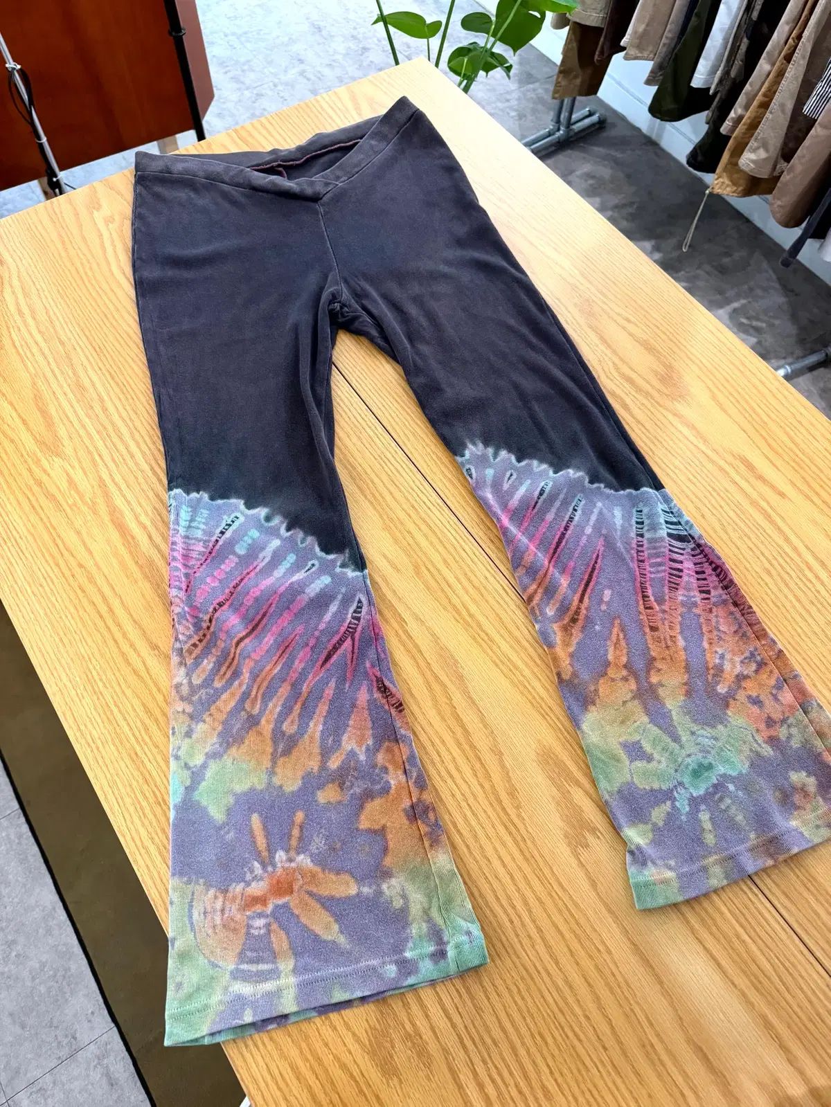 90年代 タイダイ ブートカットパンツ