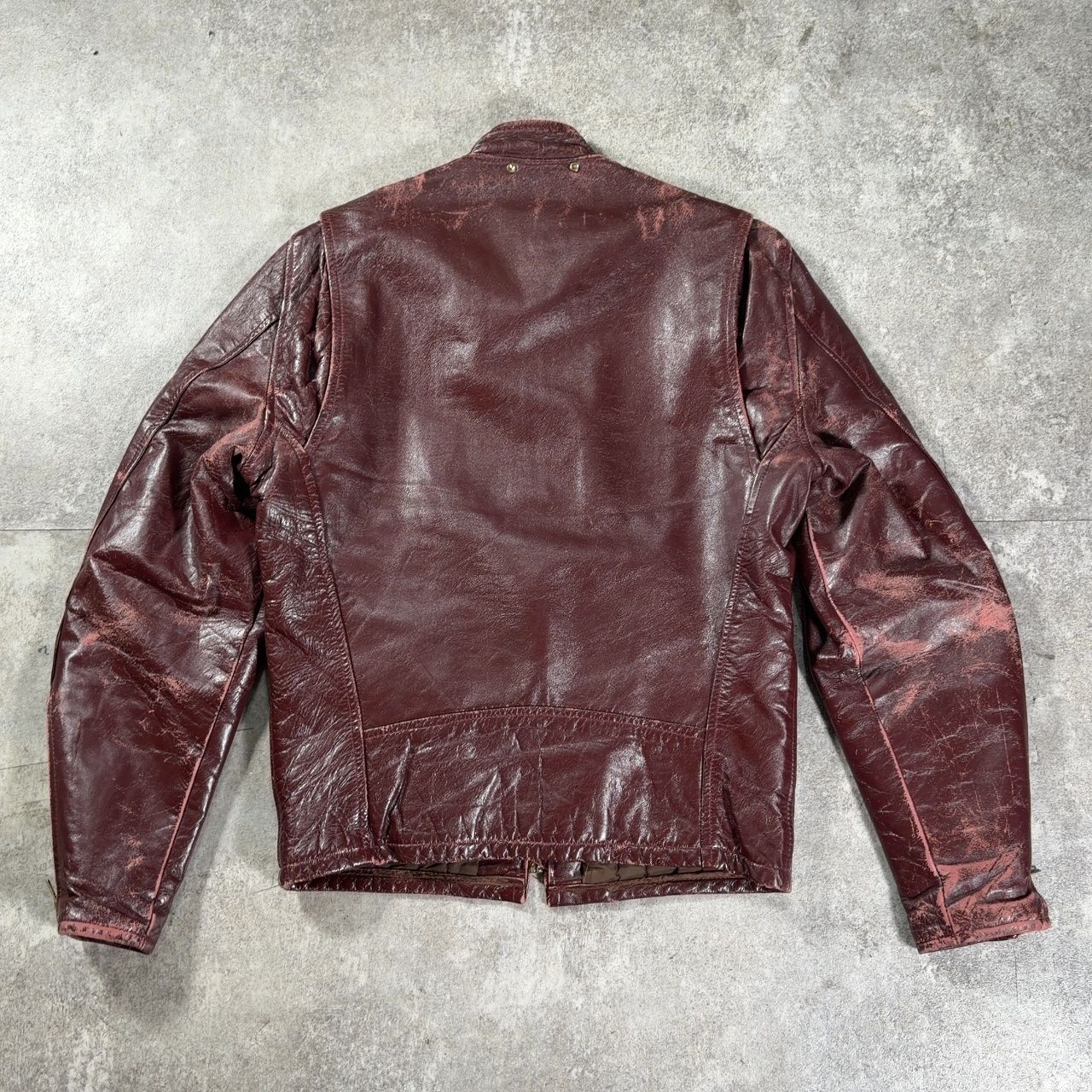 襟付きシングルライダース 革ジャン襟付きシングルライダース 7|革製品専門店レザー 0牛革 's Vintage