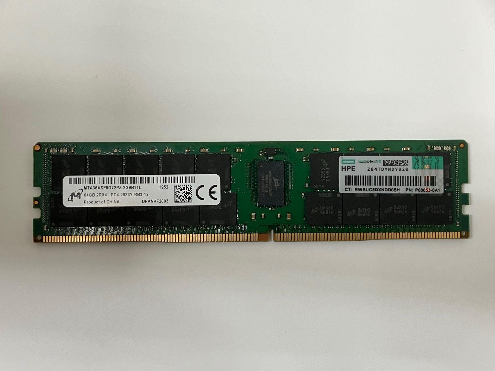 마이크론 서버 메모리 64GB (64GB x 1 디스크 세트)
