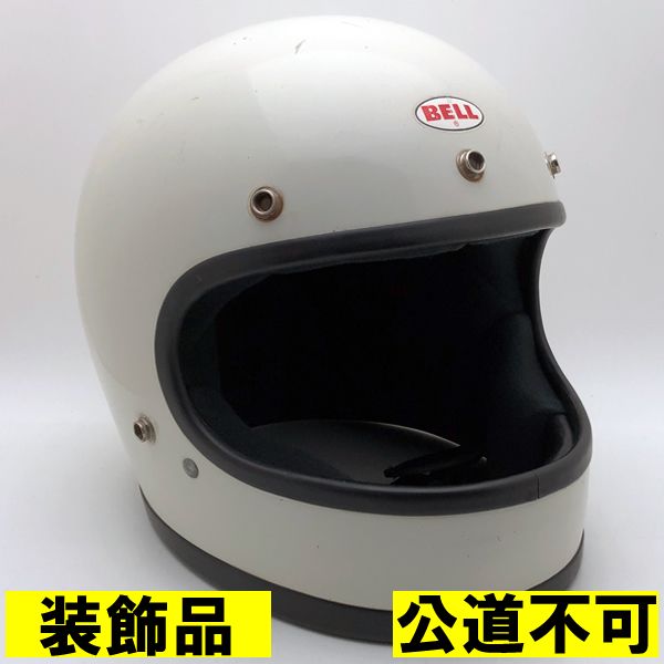 【装飾品・公道不可】BELL STAR 120 WHITE 60cm 【海外直輸入中古品】フルフェイスヘルメット アメリカン 族ヘル オンロード ベル スター120 ホワイト 白色 Lサイズ 55,902円