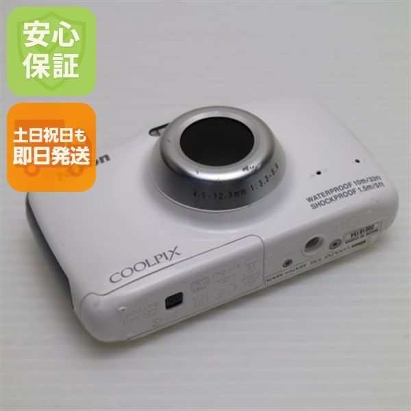 Good product used COOLPIX S32 white same day shipping digital camera Nikon main unit Saturday, Sunday, and holidays OK