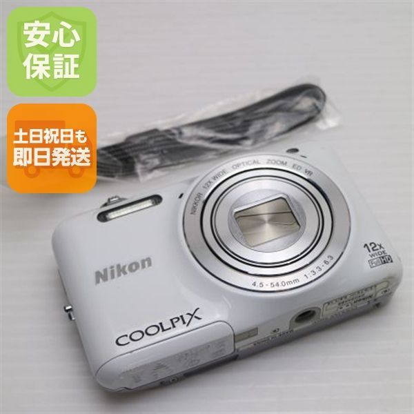 Good Condition COOLPIX S6600 Natural White Same Day Shipping Digital Camera Nikon Main Unit Can Be Shipped on Saturdays, Sundays, and Holidays