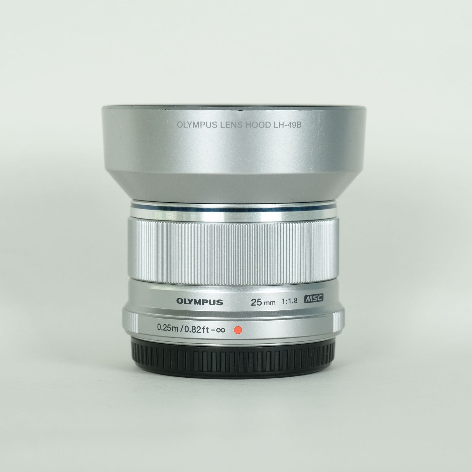 [良品 | フード付] OLYMPUS M.ZUIKO DIGITAL 25mm F1.8 [シルバー] | マイクロフォーサーズマウント