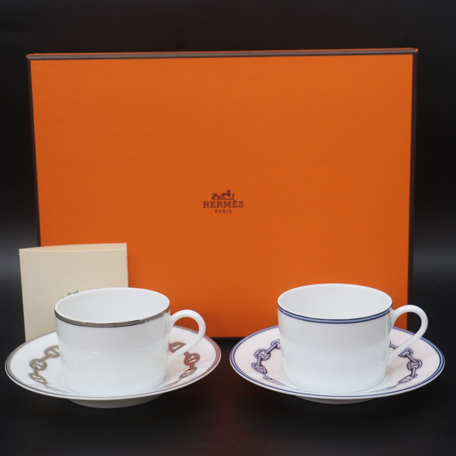 【未使用品】エルメスカップ ITH1SGKQNGN4 未使用 HERMES エルメス シェーヌダンクル コーヒー