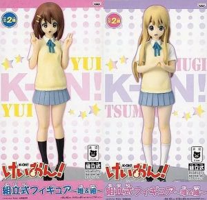 Complete Set of 2 Figures “K-ON!” Assembled Figure - Yui & Pongee [Shipped within 10 days]