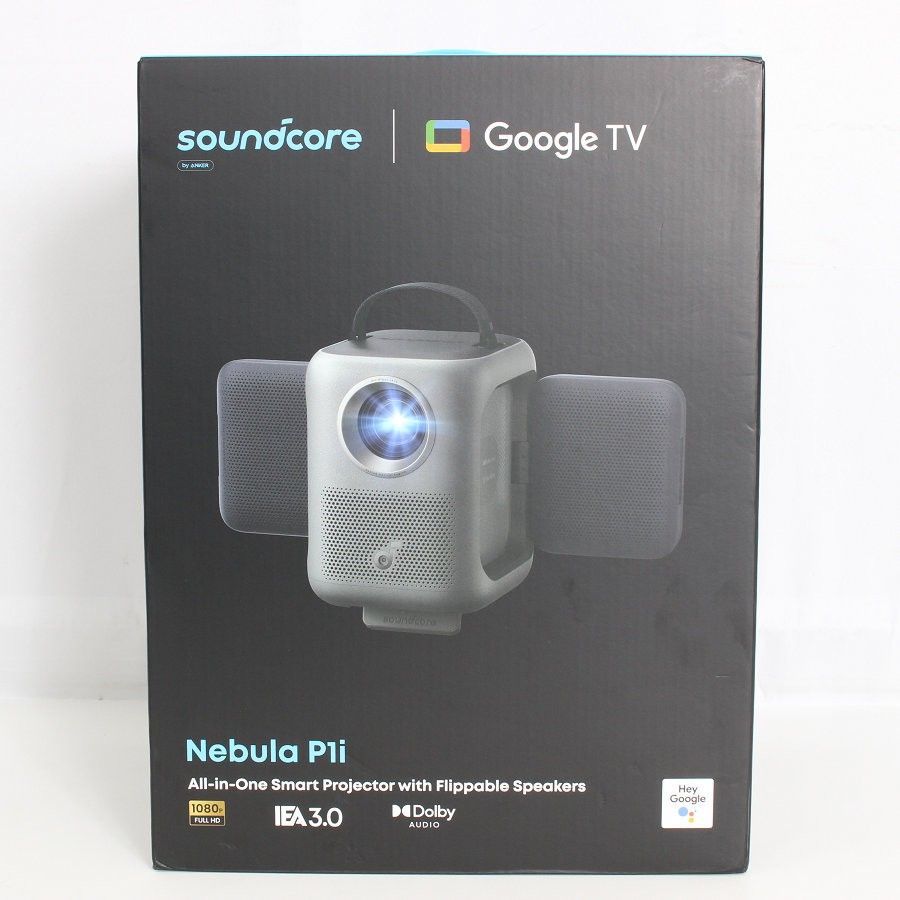 【新品未開封】Anker Soundcore Nebula P1i D2200511 ブラック ホームプロジェクター アンカー サウンドコア ネブラ 本体