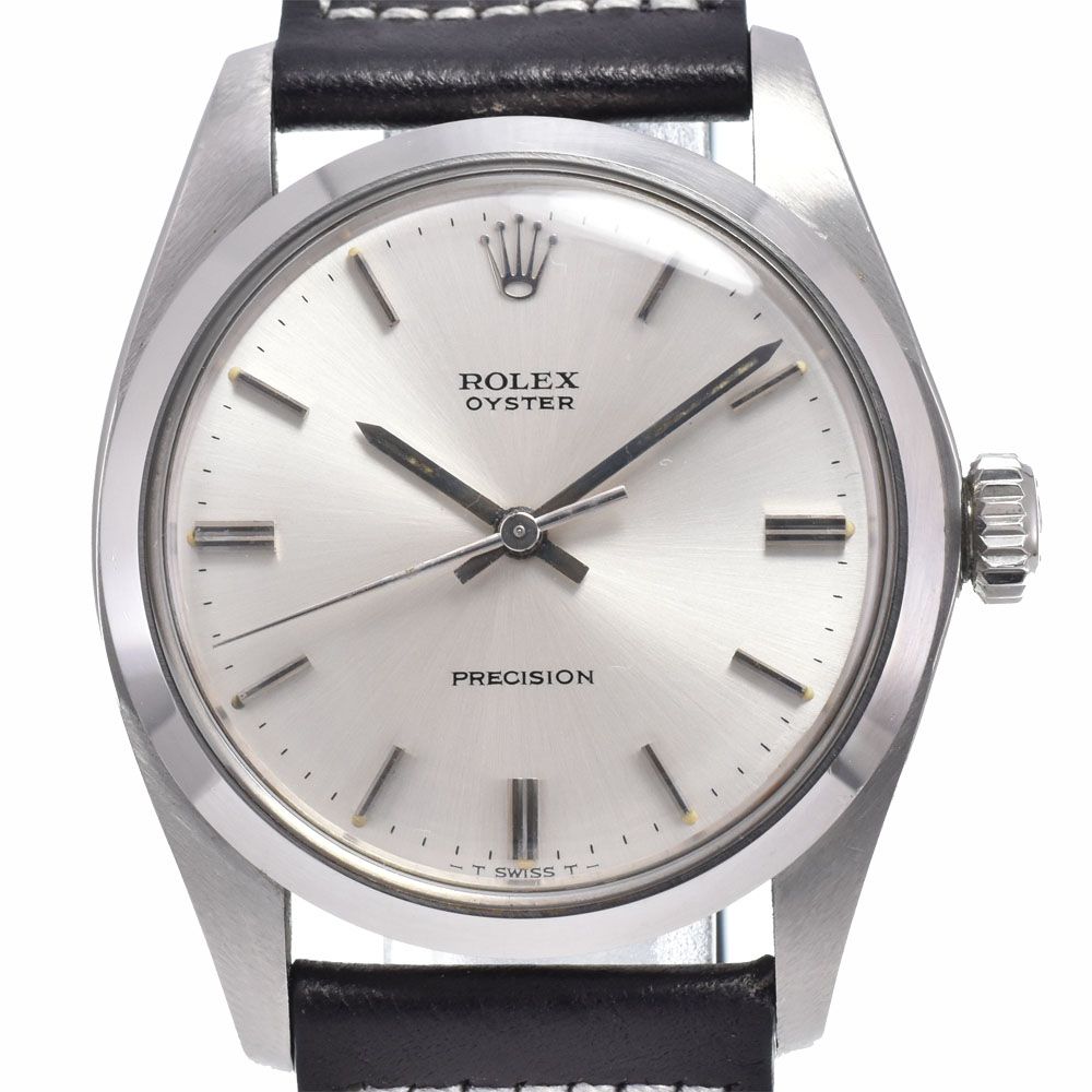 ロレックス ROLEX 6426 ヴィンテージ オイスター プレシジョン Cal.1225 シルバー 手巻き メンズ 美品 腕時計 E#148817