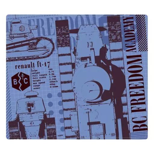 [Used] cell phone jacket/cover BC Jiyu Gakuen ver. Notebook type smartphone case medium size “Girls & Panzer Final Chapter”