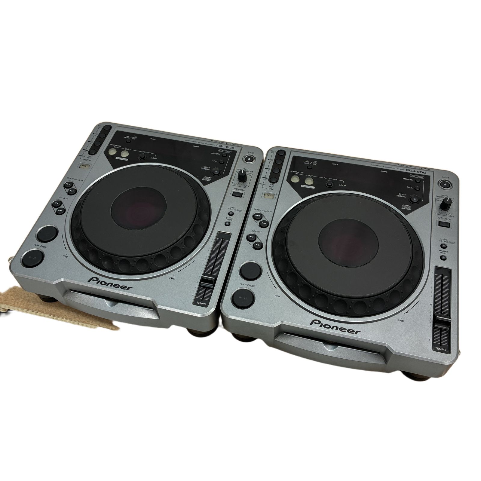 Pioneer CDJ-800 DJ用 CDプレイヤー ターンテーブル DJ機器 2台セット 音響機材 パイオニア ジャンク C11583538