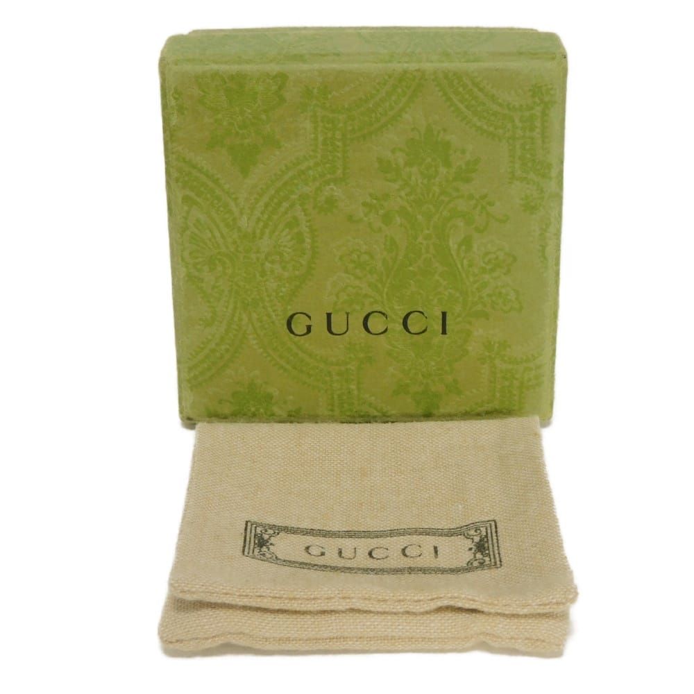 GUCCI グッチ インターロッキングG ペンダント 現行 アラベスク 燻し