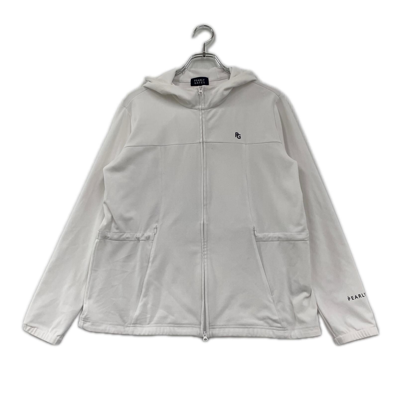 中古 レディース パーリーゲイツ PEARLY GATES パーカー 2(L) 白 ホワイト ダブルジップ 2024年モデル 10,296円