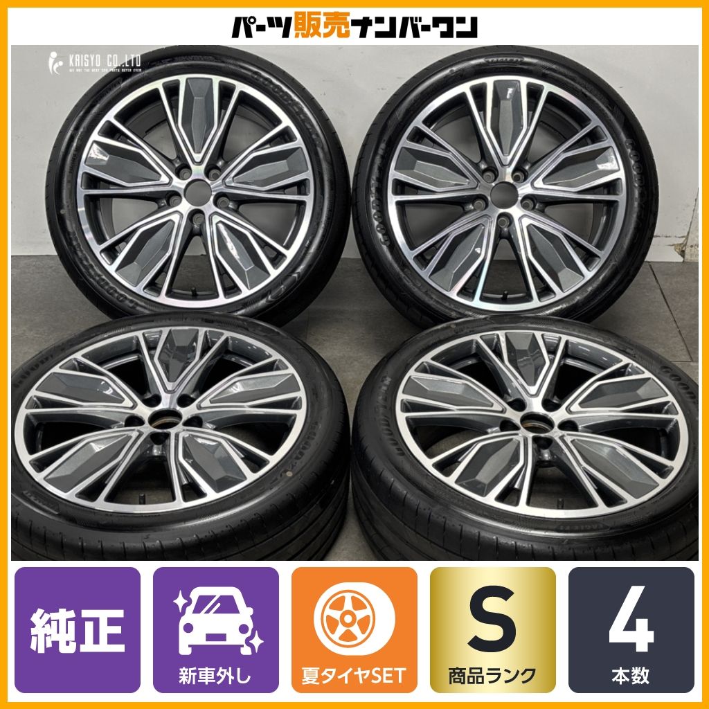 【新車外し】アウディ B10型 S5 純正 19in 8J +44 PCD112 グッドイヤー イーグルF1スーパースポーツ 245/40R19 8B3.601.025.AT AUDI A5