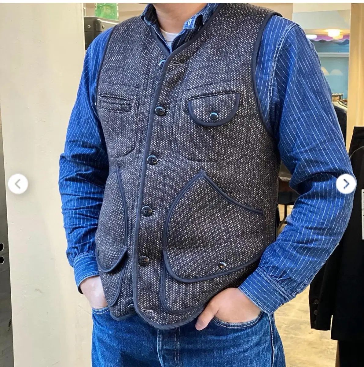 FREEWHEELERS(フリーホイーラーズ) ブリッジポート ベスト 40サイズ (100-105)