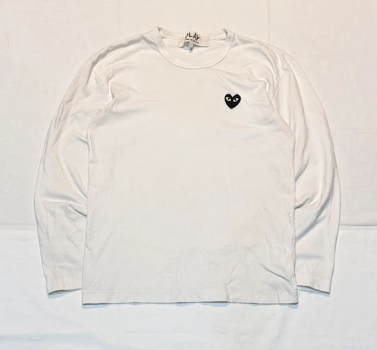 コム・デ・ギャルソン PLAY ロングスリーブ Tシャツ 白